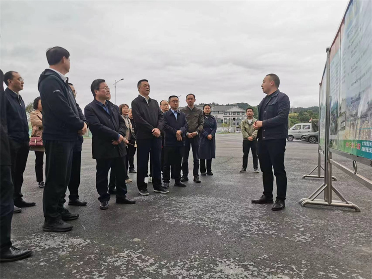 自貢市人大常委會(huì)副主任、民建自貢市委主委王孝謙一行考察四川供銷西南冷鏈物流基地